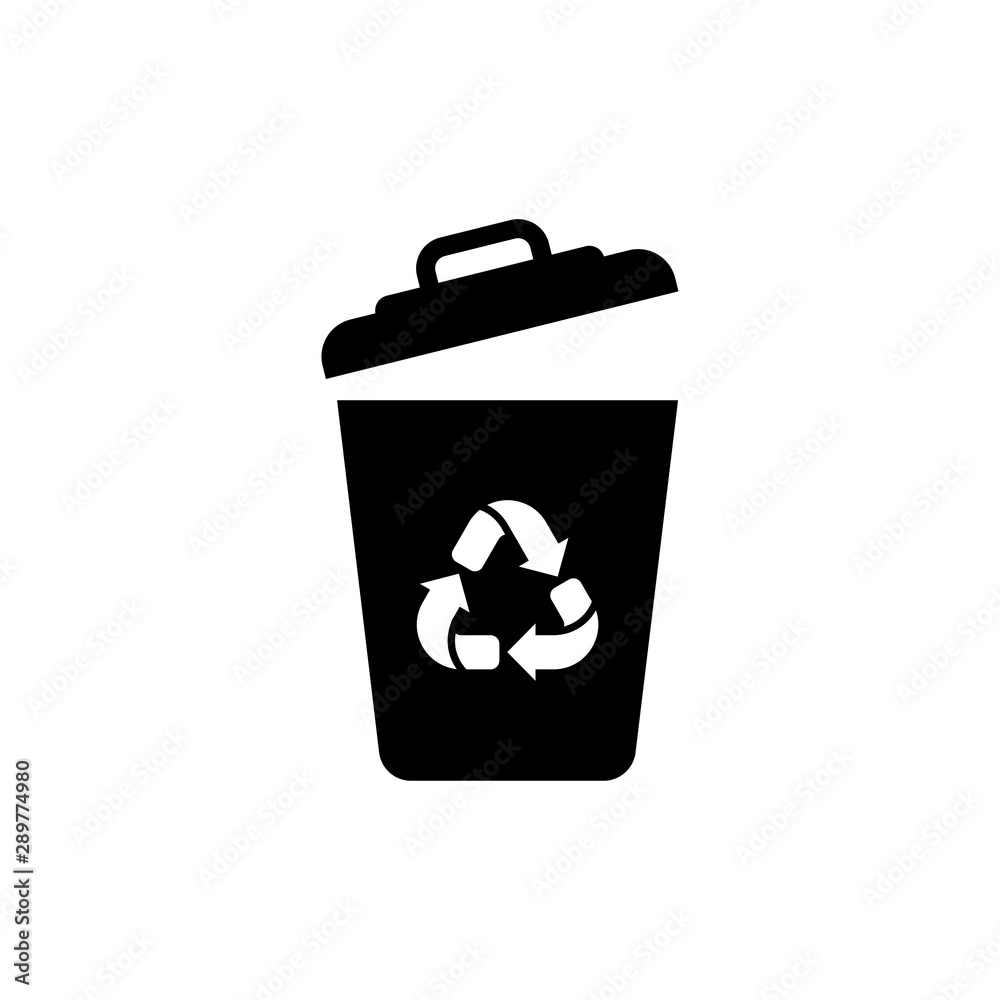 Trash can, resycle, clean symbol icon vector EPS 10 illustration Trash can, resycle, clean symbol icon vector EPS 10 illustration