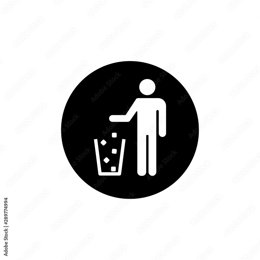 Trash can, resycle, clean symbol icon vector EPS 10 illustration Trash can, resycle, clean symbol icon vector EPS 10 illustration