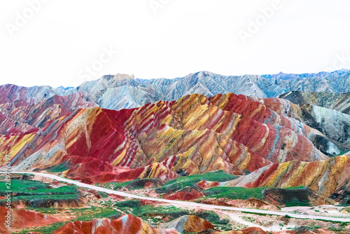 Danxia Landform, Danxia Geopark, Zhangye, Gansu, China