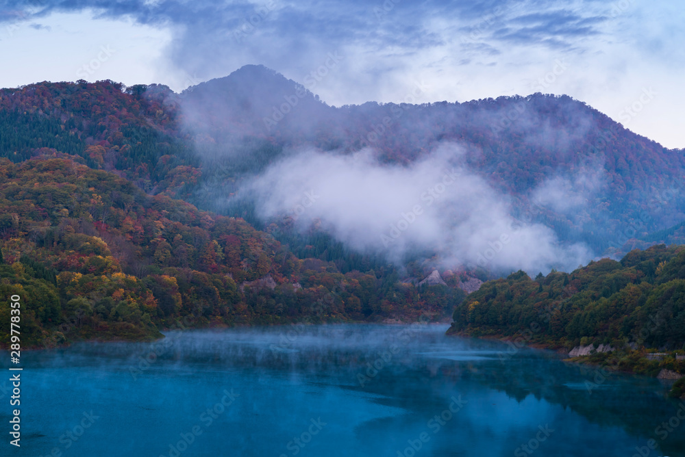 Tamagawa Dam Autumn Akita Japan