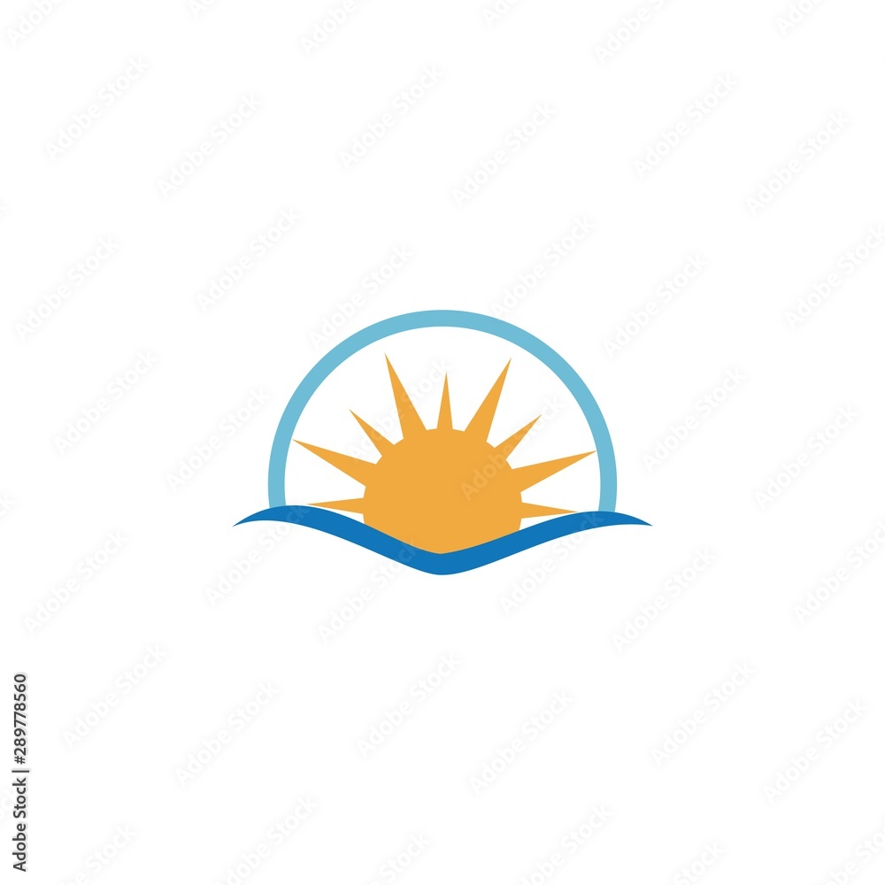 Water wave Logo Template, design concept vector Water wave Logo Template, design concept vector