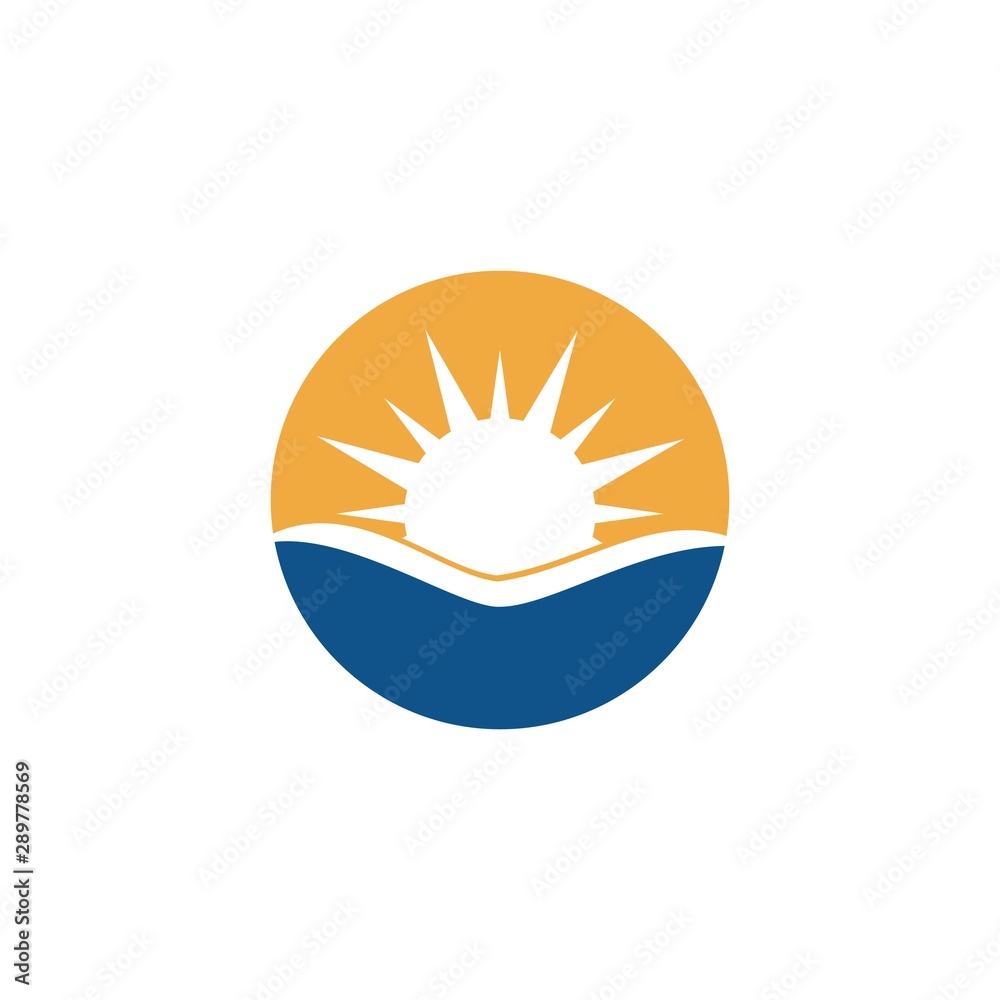 Water wave Logo Template, design concept vector Water wave Logo Template, design concept vector