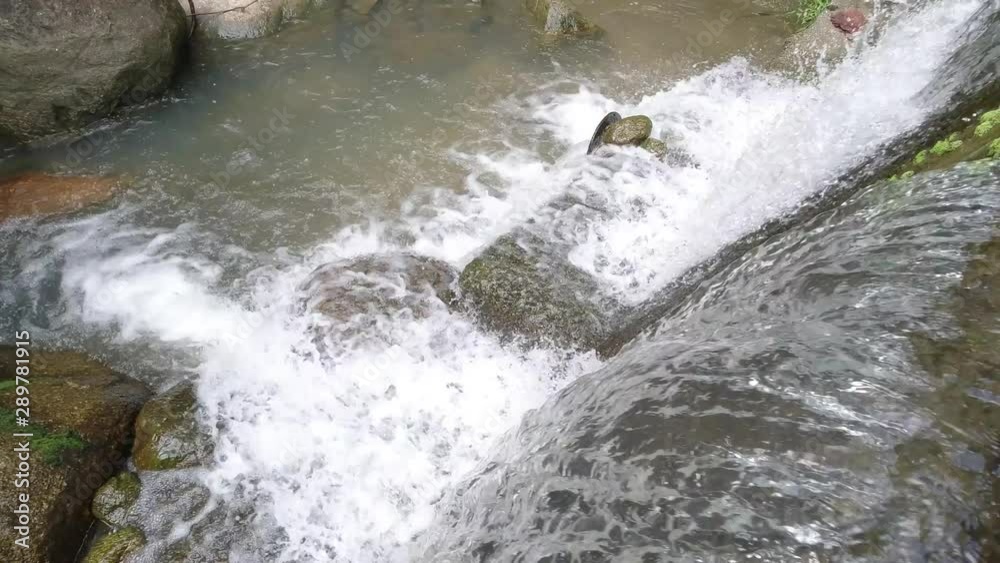Beautiful Water fall in nature of background. Beautiful Water fall in nature of background.