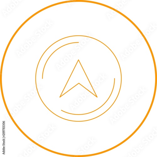 Beautiful navigation vector line icon
