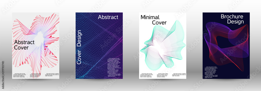 Cover design template set Cover design template set