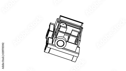 coloring page of vehicle