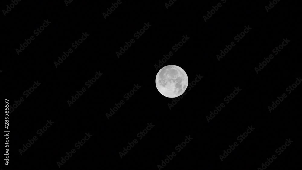 Full moon on black background. astrology
