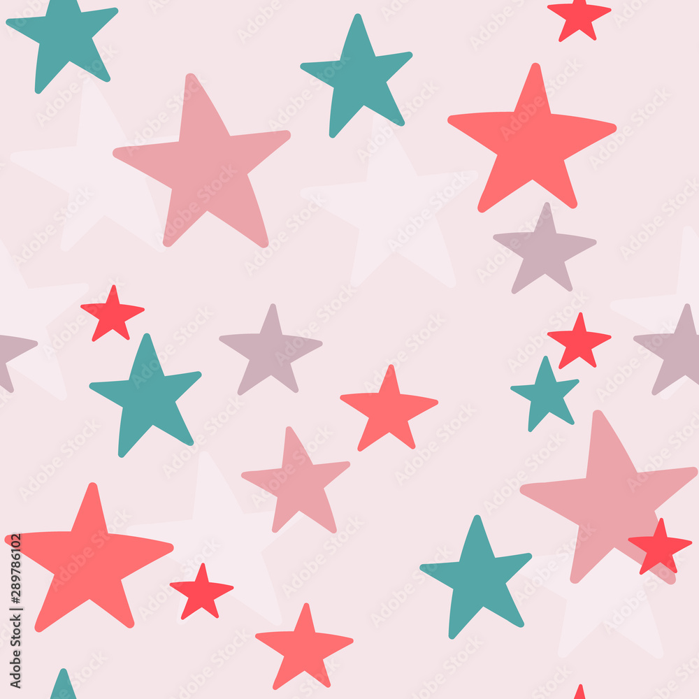 Christmas stars cream typography seamless pattern Christmas stars cream typography seamless pattern