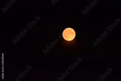 Vollmond über der Eifel photo