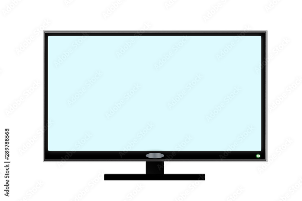 lcd tv monitor isolated on white lcd tv monitor isolated on white