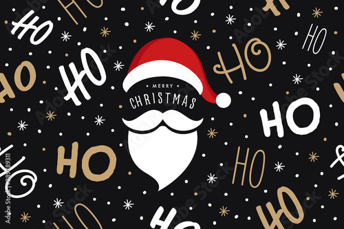 Ho ho ho Santa Claus laugh ...