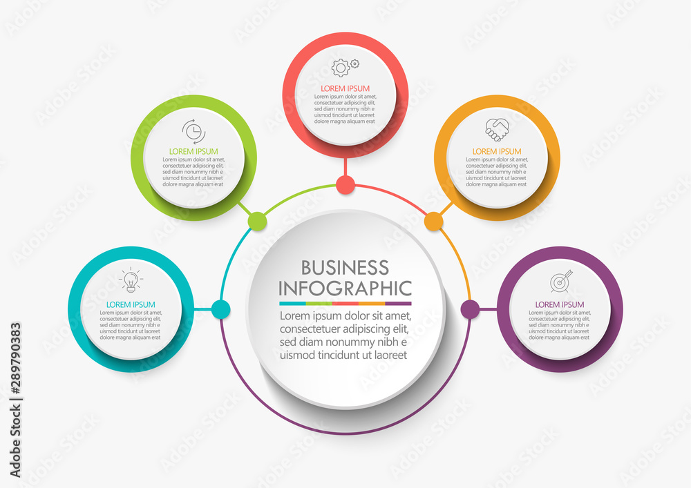 Business circle. timeline infographic icons designed for abstract background template milestone element modern diagram process technology digital marketing data presentation chart Vector Business circle. timeline infographic icons designed for abstract background template milestone element modern diagram process technology digital marketing data presentation chart Vector