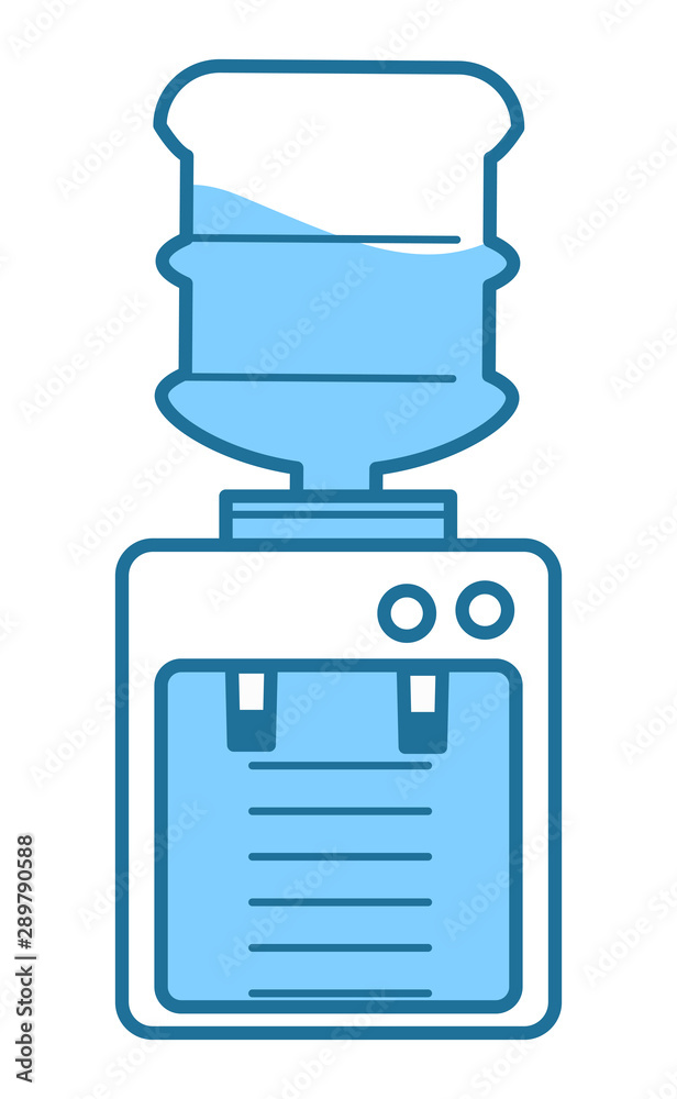 Water in cooler, hot and cold taps, office or home Water in cooler, hot and cold taps, office or home