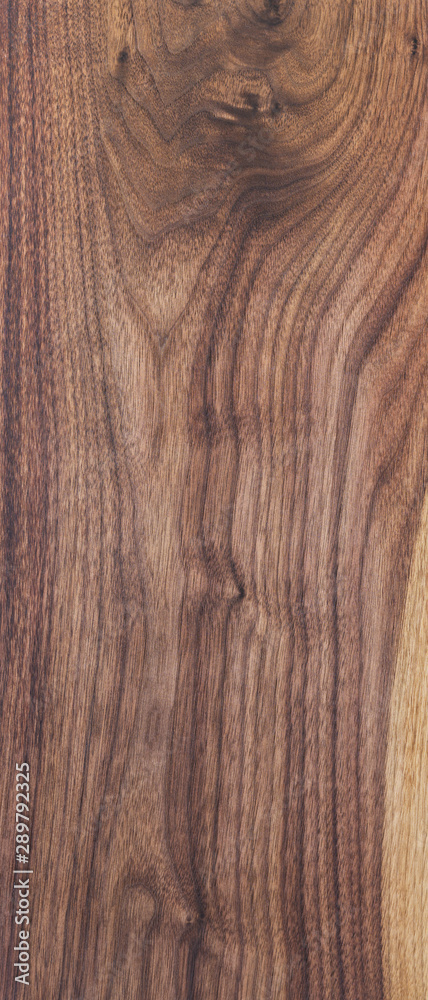Texture of black walnut board with oil finish Texture of black walnut board with oil finish