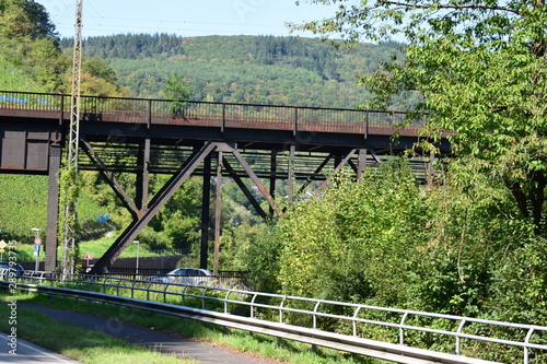 Doppelstockbrücke Alf-Bullay an der Mosel photo