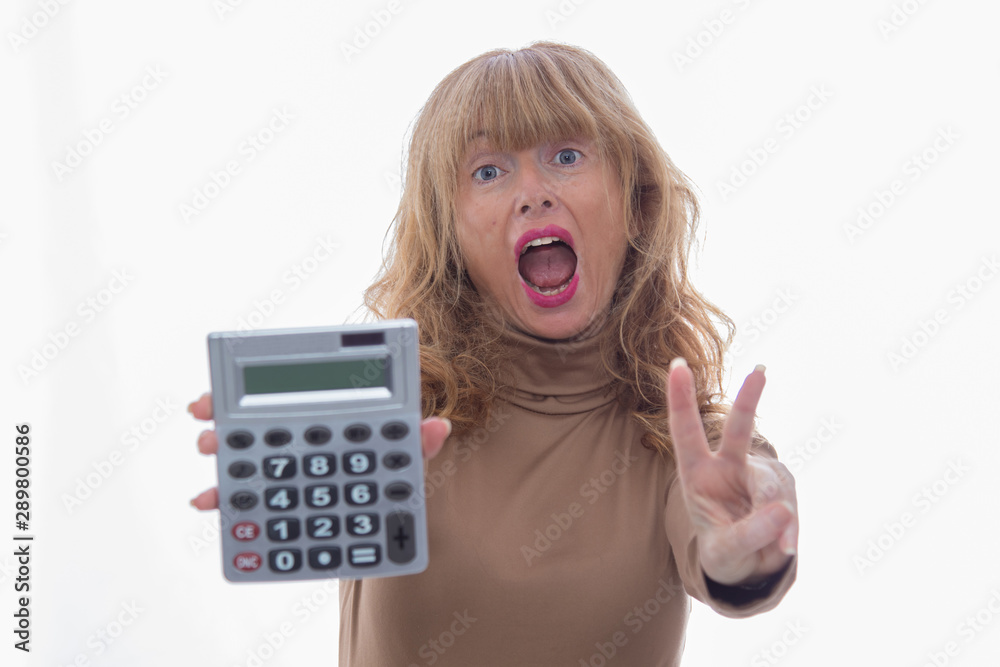portrait of adult or senior woman isolated on white background portrait of adult or senior woman isolated on white background