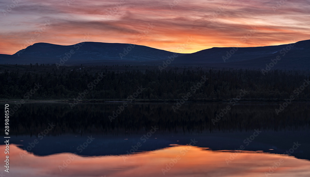 lake in the mountains