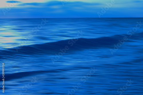 Fototapeta Naklejka Na Ścianę i Meble -  sea and sky,nature,seascape,blue,wave,motion,evening,horizon,