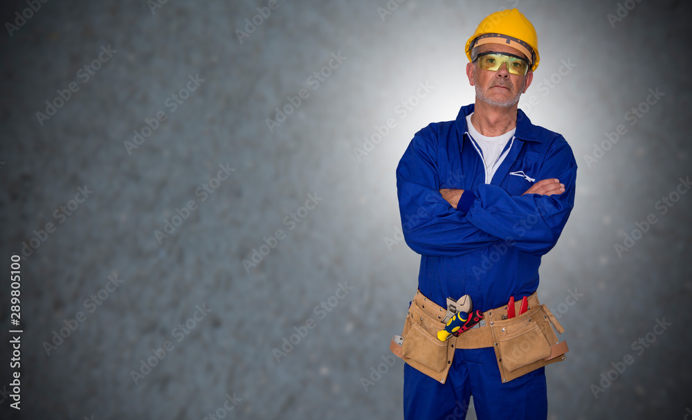 constructor with tool belt, renovations, repairs and DIY constructor with tool belt, renovations, repairs and DIY