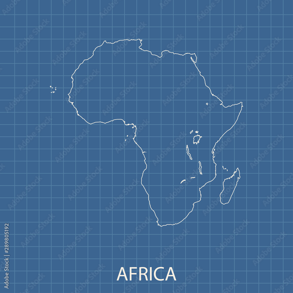 map of Africa