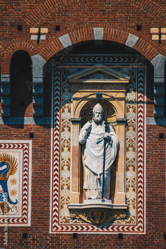 Statue of Saint Ambrose at ...