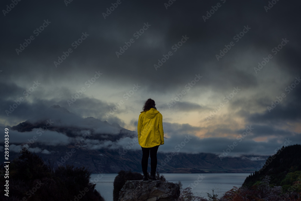 Fototapeta premium moody queenstown