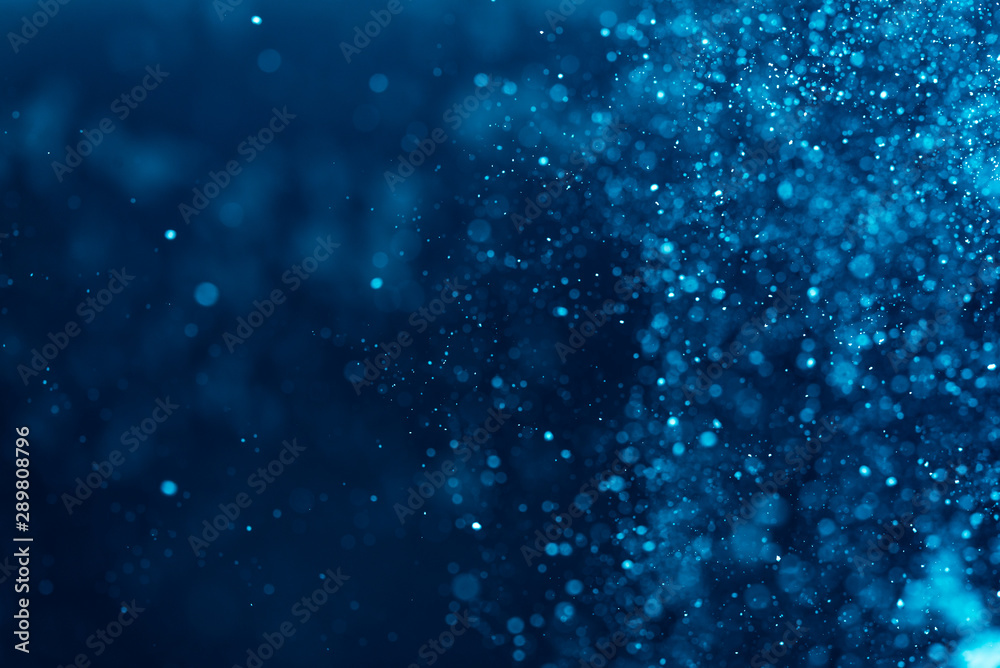 Abstract Blue bokeh background Abstract Blue bokeh background