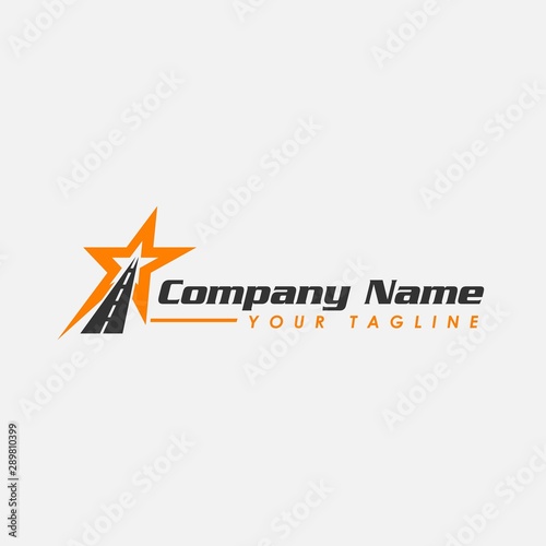 Star logo - vector logo concept illustration.