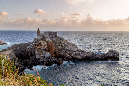 Obraz na płótnie Chiesa di San Pietro - Portovenere, Liguria w salonie