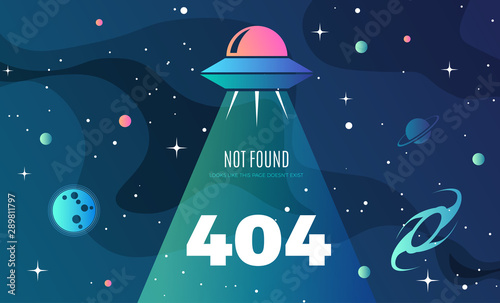 Space Exploration background design, modern gradient vector template