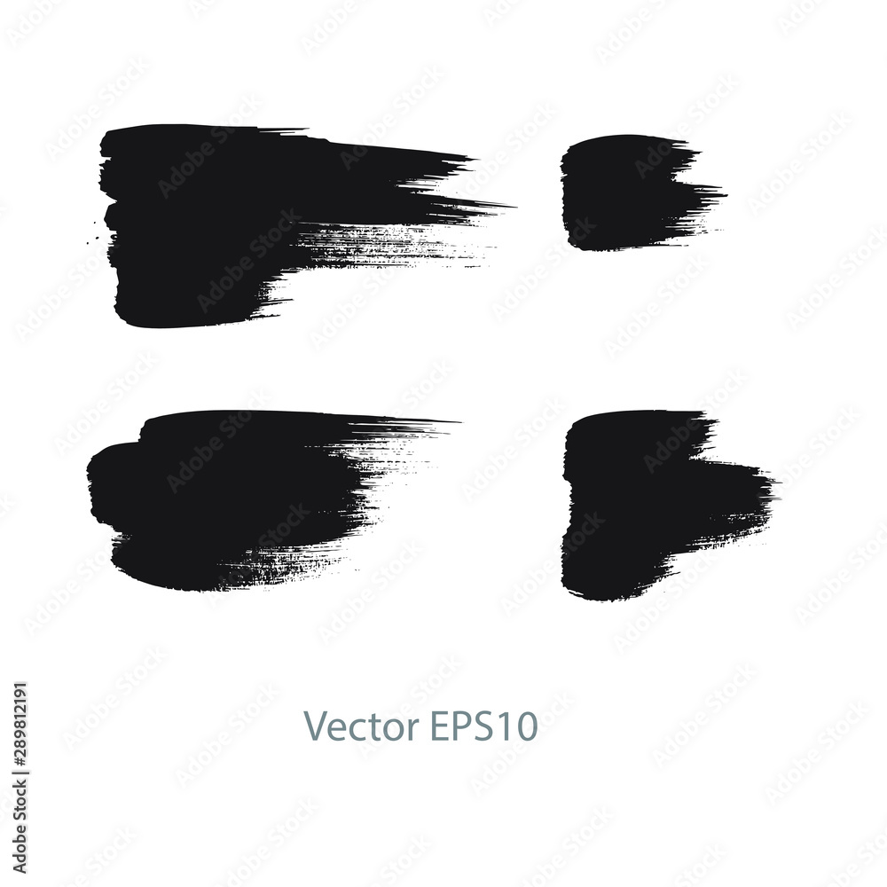 black brush stroke stripes. vector illustration black brush stroke stripes. vector illustration