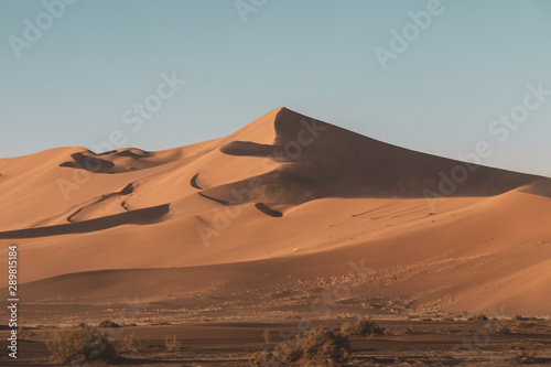Sand Dunes in the Desert of Namibia 