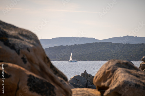 Stonestructures at the coast photo