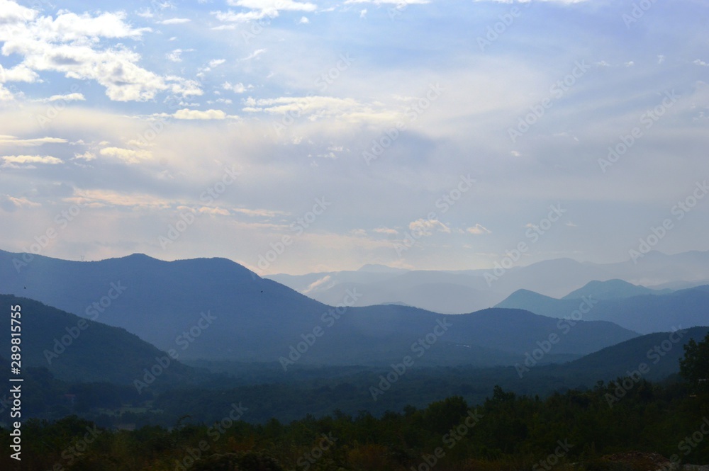 landscape of mountains in the distance landscape of mountains in the distance
