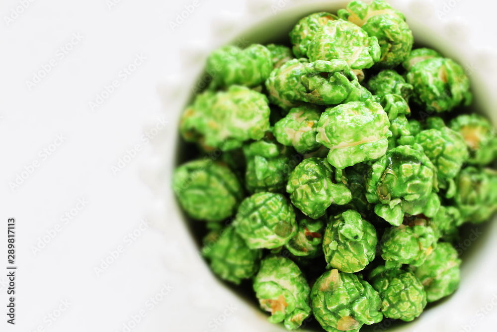 Japanese Macha green tea sugar coating Popcorn Japanese Macha green tea sugar coating Popcorn