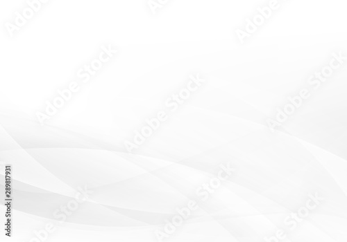  Gray and white wave background, abstract, modern design, illustration © A-R-T-I Vector