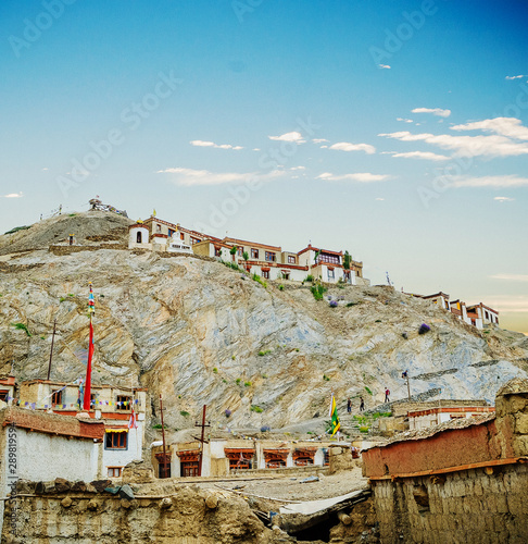 View of a monastery in leh