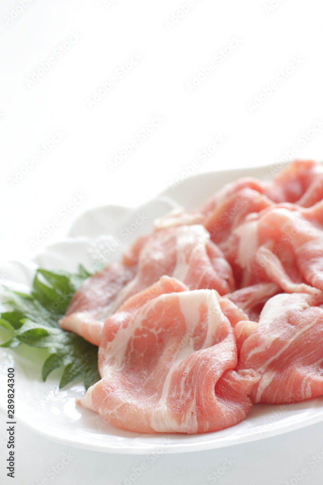 freshness sliced pork for food ingredient prepared freshness sliced pork for food ingredient prepared
