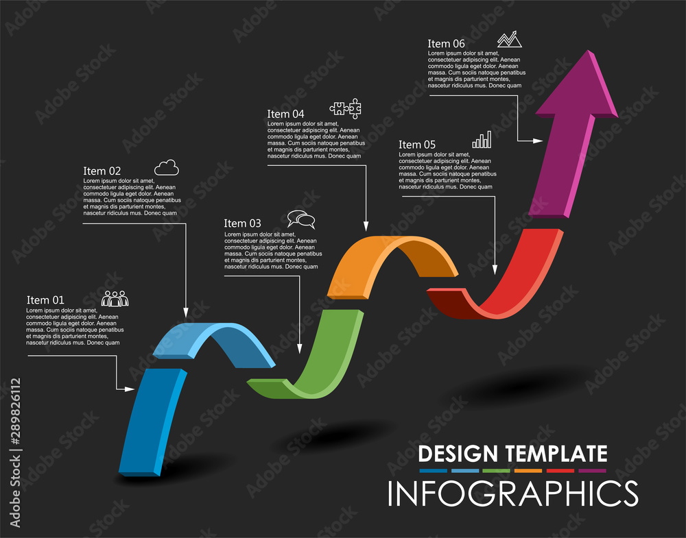 Infographic design template with place for your data. Vector illustration. - obrazy, fototapety, plakaty 