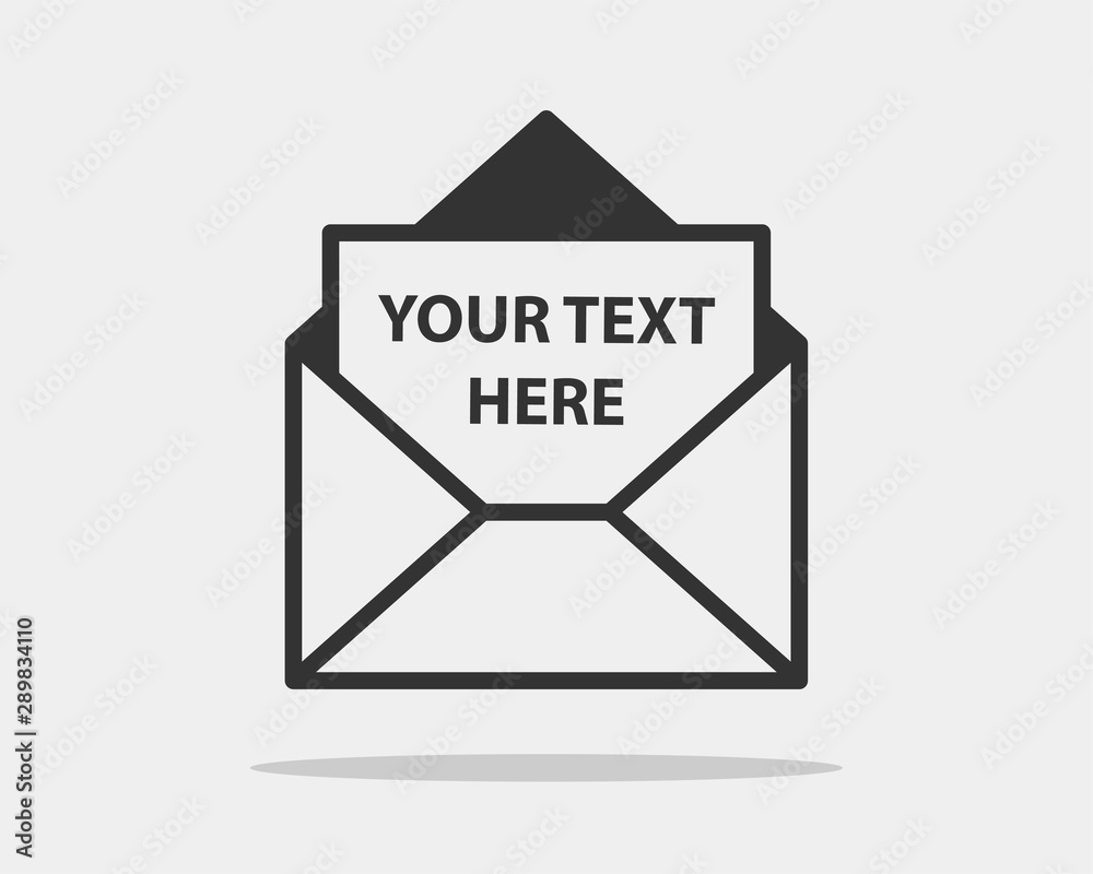 Envelope icons letter. Envelop icon vector template. Mail symbol element. Mailing label for web or print design. Envelope icons letter. Envelop icon vector template. Mail symbol element. Mailing label for web or print design.