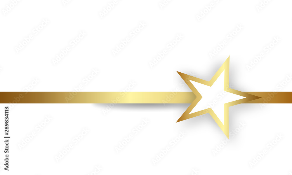 Gold Band Banner Stern Sterne Hintergrund Gold Band Banner Stern Sterne Hintergrund