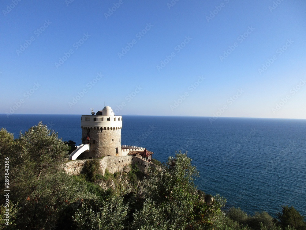 lighthouse in National Park of Circeo,  Italy