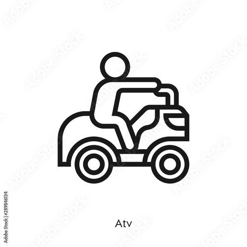 atv icon vector