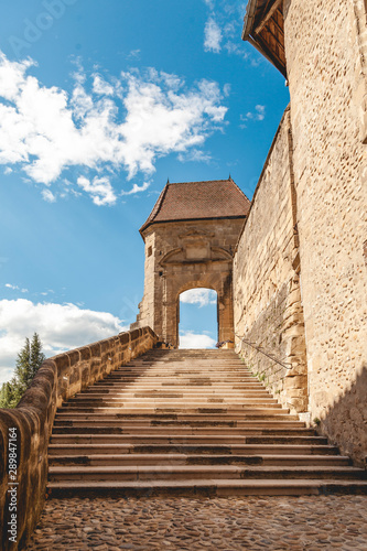 Fotografía view from the bottom of the staircase of the abbey of Saint Antoine