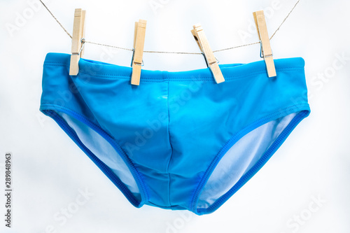 Men's Swimbrief on Clothespins
