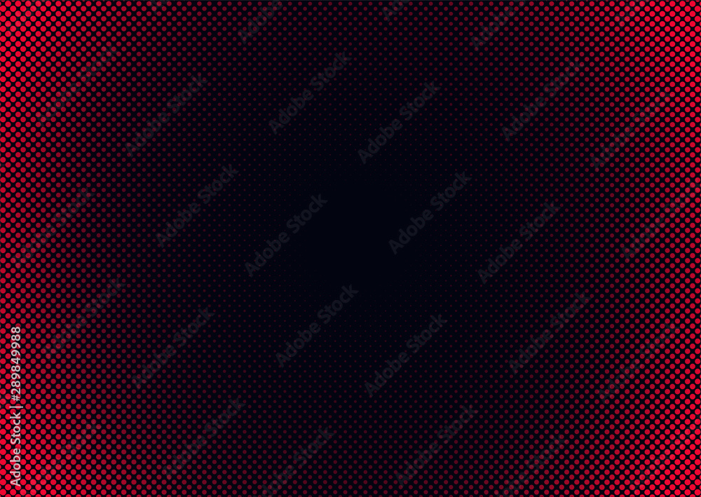 Halftone abstract background with pink gradient dots on a black background. Halftone abstract background with pink gradient dots on a black background.
