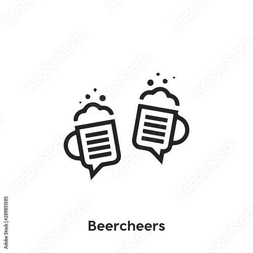 beer cheer icon vector symbol