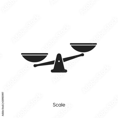 scale icon vector symbol