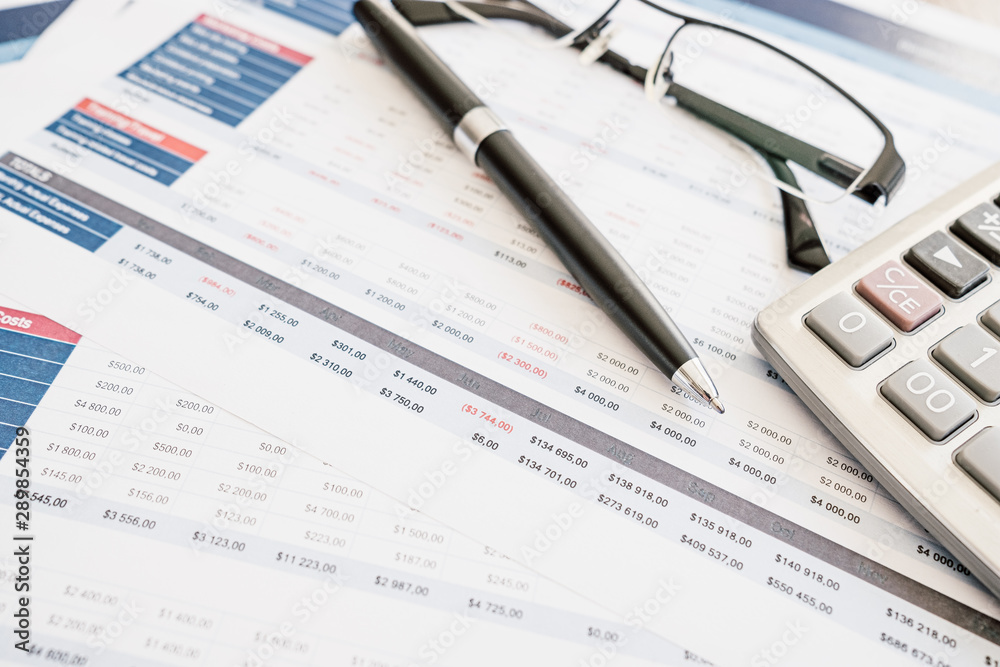 close up image of a budgeting spreadsheet close up image of a budgeting spreadsheet