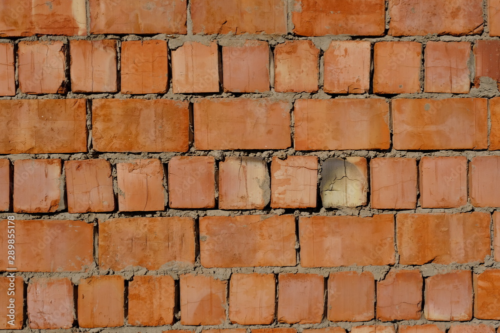 Fototapeta premium Brick wall of the house